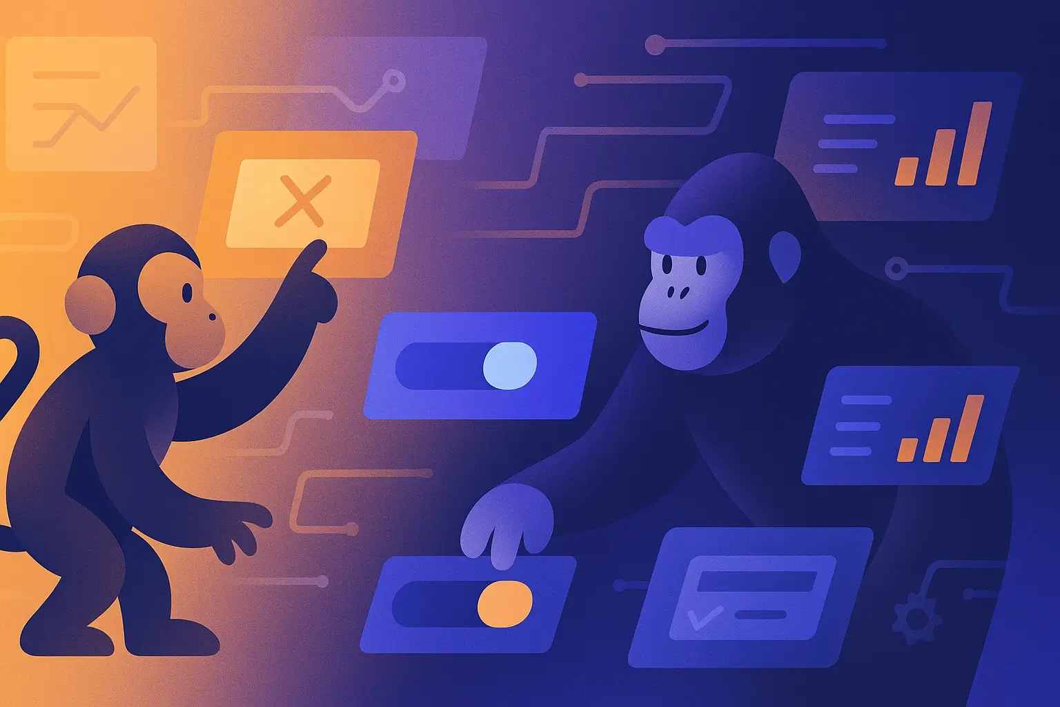 Monkey vs gorilla testing